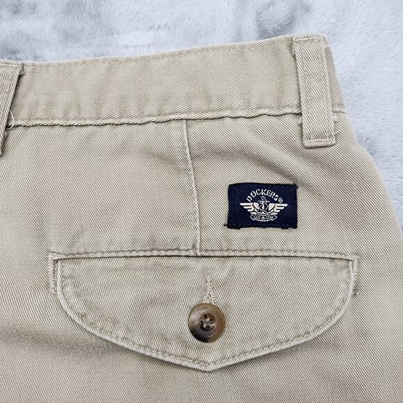 Vintage Dockers Pants Mens W36 L32 Tan Khakis Relaxed Fit Cotton Straight Leg - Picture 5 of 14
